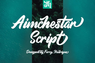 Aimchestar Script: A Modern Handwritten Font for Makers
