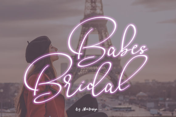 Babes Bridal: A Classy Script Typeface for Editors