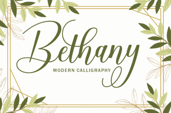 Bethany Script: The Elegant Font for Campaigns
