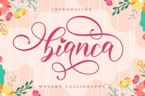 Bianca Script: The Elegant Font for Makers