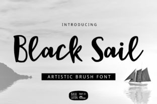 Black Sail: A Playful Script Font for Editors