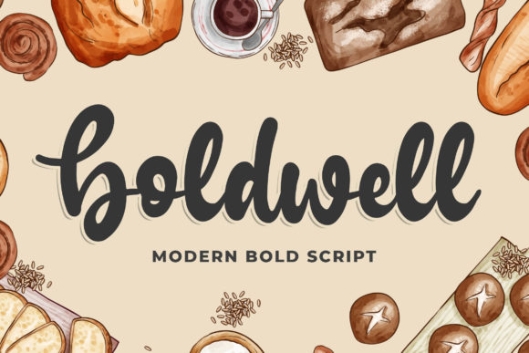 Boldwell: A Bold Script Font for Editorial Design