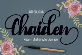 Chaiden: A Bold Handwritten Font for Makers