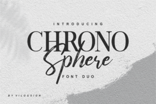Chrono Sphere Duo: A Premium Serif and Script Font Pair