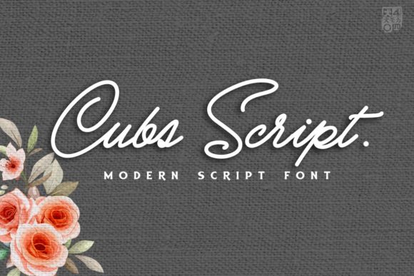 Cubs Script: A Stylish Handwritten Font for Brands