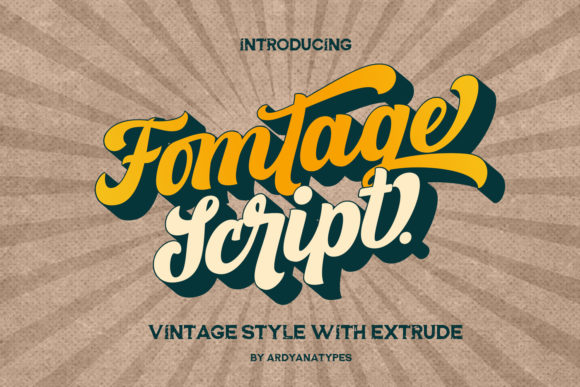 Fomtage Script: A Vintage Handwritten Font for Web Design
