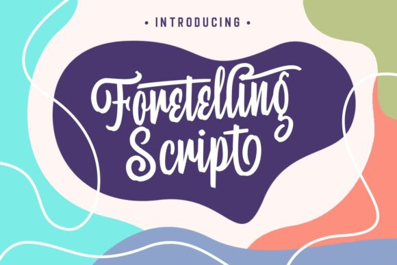 Foretelling Script: An Elegant Handwritten Font for Makers
