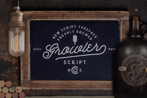 Growler Script: A Delicate Handwritten Font for Makers
