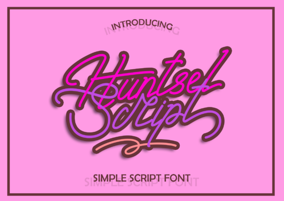 Huntsel Script: A Timeless Handwritten Font for Web Design