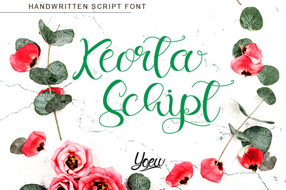 Keorta Script: A Soft Hand-Lettered Typeface for Editorial Design