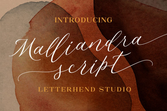 Malliandra Script: A Romantic Handwritten Typeface