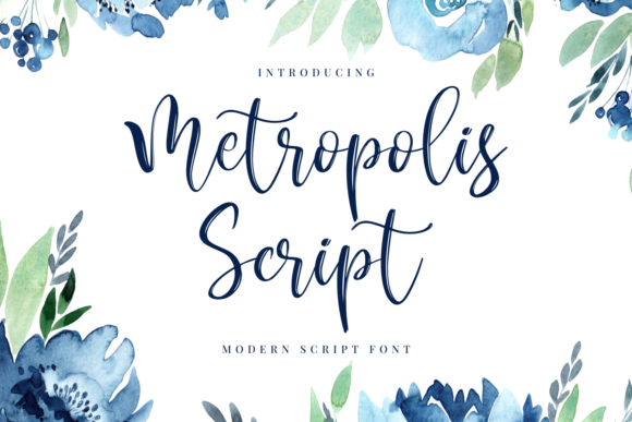 Metropolis Script: A Modern Handwritten Typeface