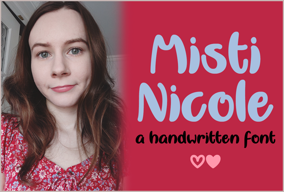 Misti Nicole: A Bold Handlettered Typeface Review