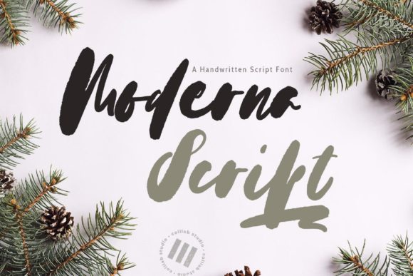 Moderna Script: A Timeless Handwritten Typeface for Web