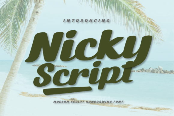 Nicky Script: A Timeless Handwritten Font for Makers