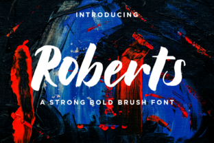 Roberts: The Bold Brush Script for Campaigns