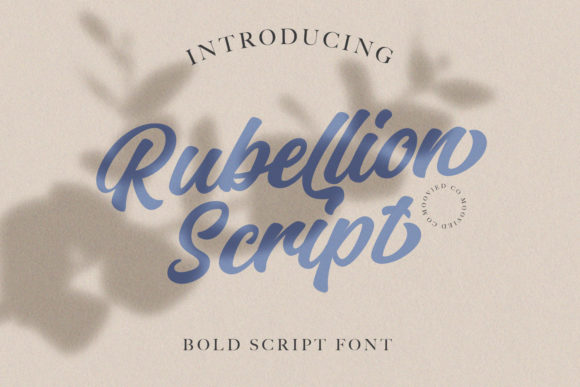 Rubelion Script: The Ultimate Display Font for Campaigns