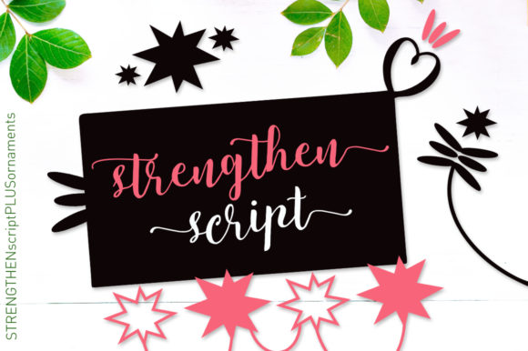Strengthen Script: A Premium Handwritten Font for Web Design