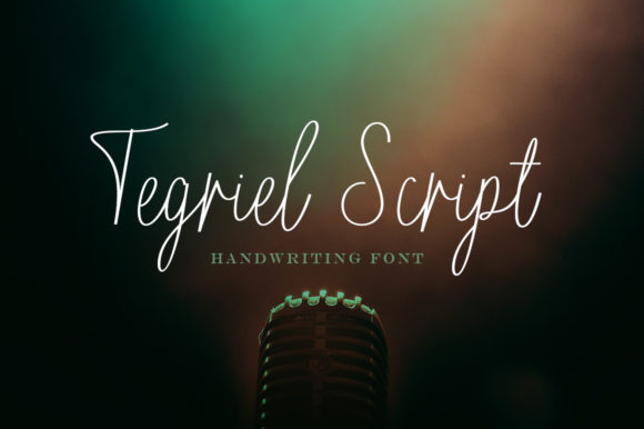 Tegriel Script: An Elegant Handwritten Typeface for Editors