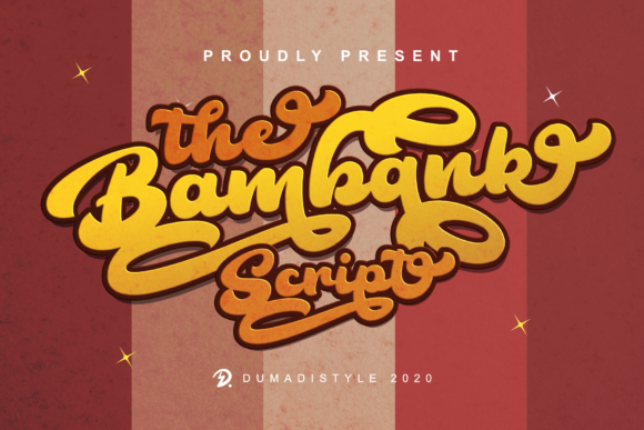 The Bambank Script for Vintage Branding