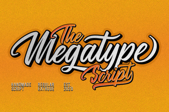 The Megatype Script: A Premium Font for Elegant Branding