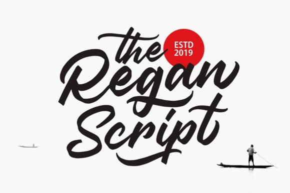 The Regan Script: A Retro Font for Bold Branding