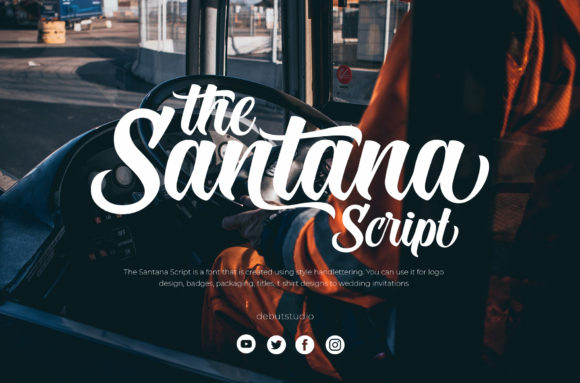 The Santana Script: A Premium Handwritten Font for Makers