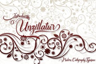 Unzillatur: A Modern Script Font for Your Brand