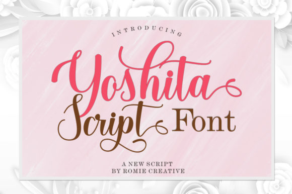 Yoshita Script: A Premium Typeface for Web Design